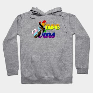 Love Wins Diverse Pride Flag Hoodie